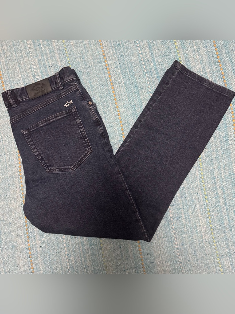 Paul and shark Slim Dark Indigo Men’s Jeans with Shark Emblem
